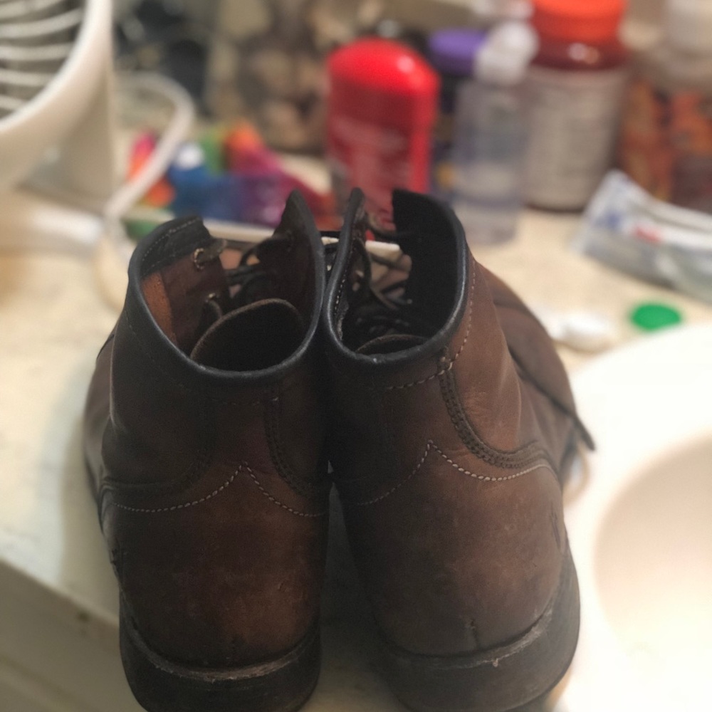 Frye prison boots size 10.5